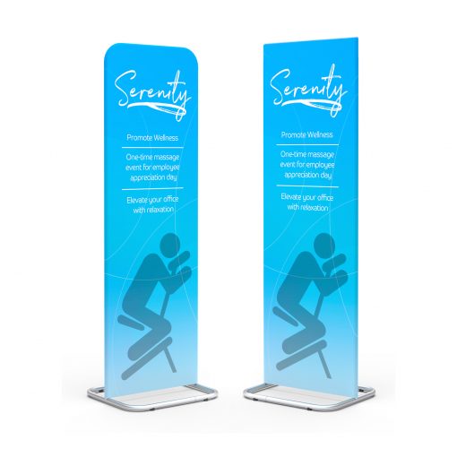 Harmony Banner Stands 35.5" W - 84" H - Image 4