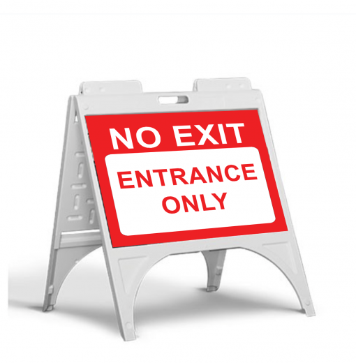 Plastic Sidewalk Sign A-Shape