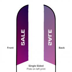 Angled Feather Flag Small 9' - Image 2