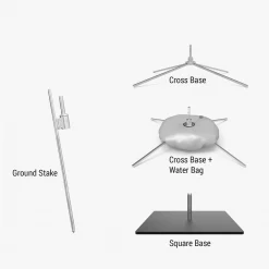 Angled Feather Flag Small 9' - Image 7