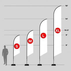 Angled Feather Flag Small 9' - Image 8