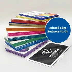 Painted Edge Business Cards