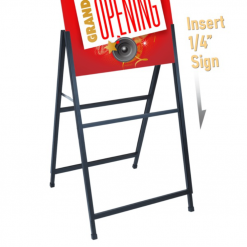 Slide-in A-Frame Sign Holder