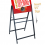 Slide-in A-Frame Sign Holder