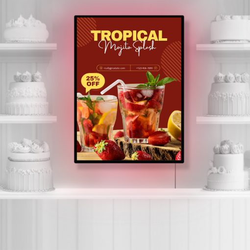 Illuminated LED Frame Displays